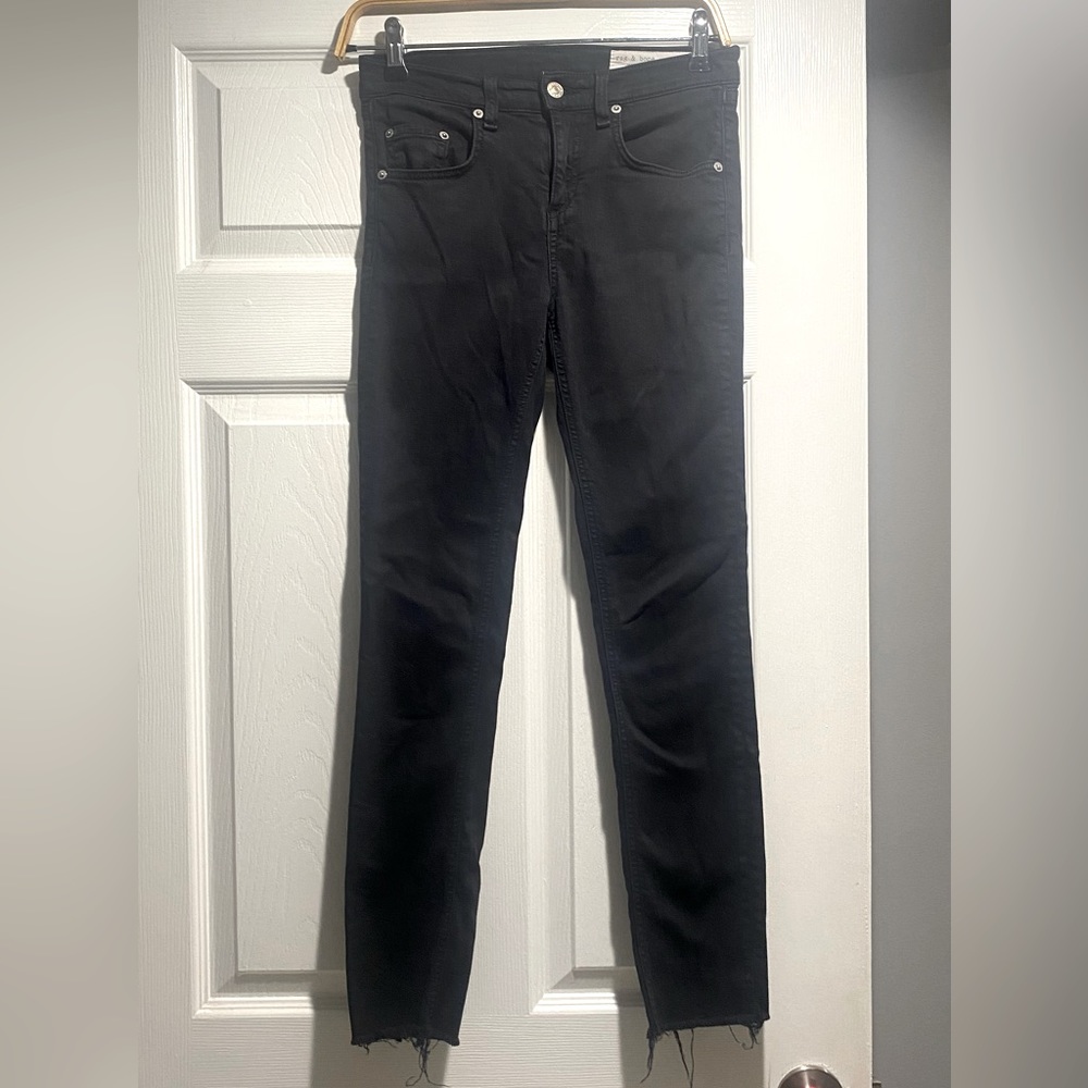 Rag & Bone Skinny Black Jeans